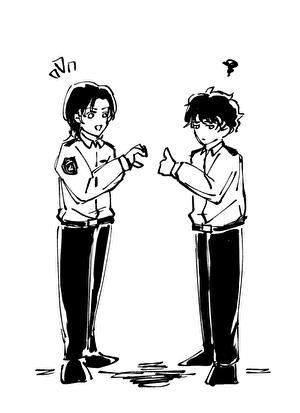 松田警官和安室透